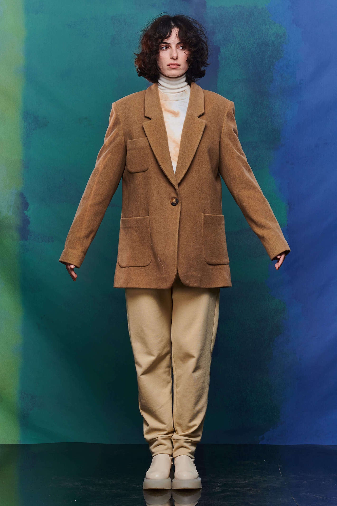 Wool Blazer Coat